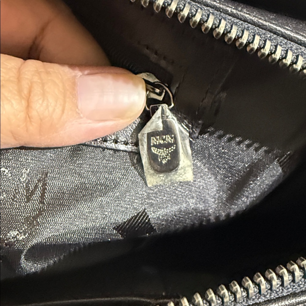 MCM Black Quilted Shoulder Bag - Picture 6 of 9